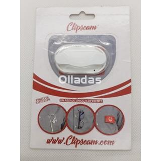 Clip solapa magnético. Blanco - Imagen 1