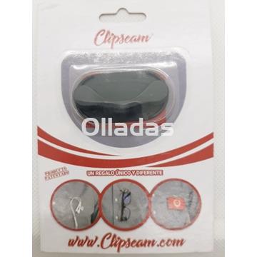 Clip solapa magnético negro - Imagen 1