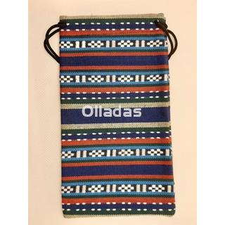 Estuche gafas étnico. Cierre de cordón. - Imagen 2