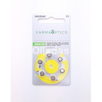 Pilas para audífonos Farmaoptics. - Imagen 1