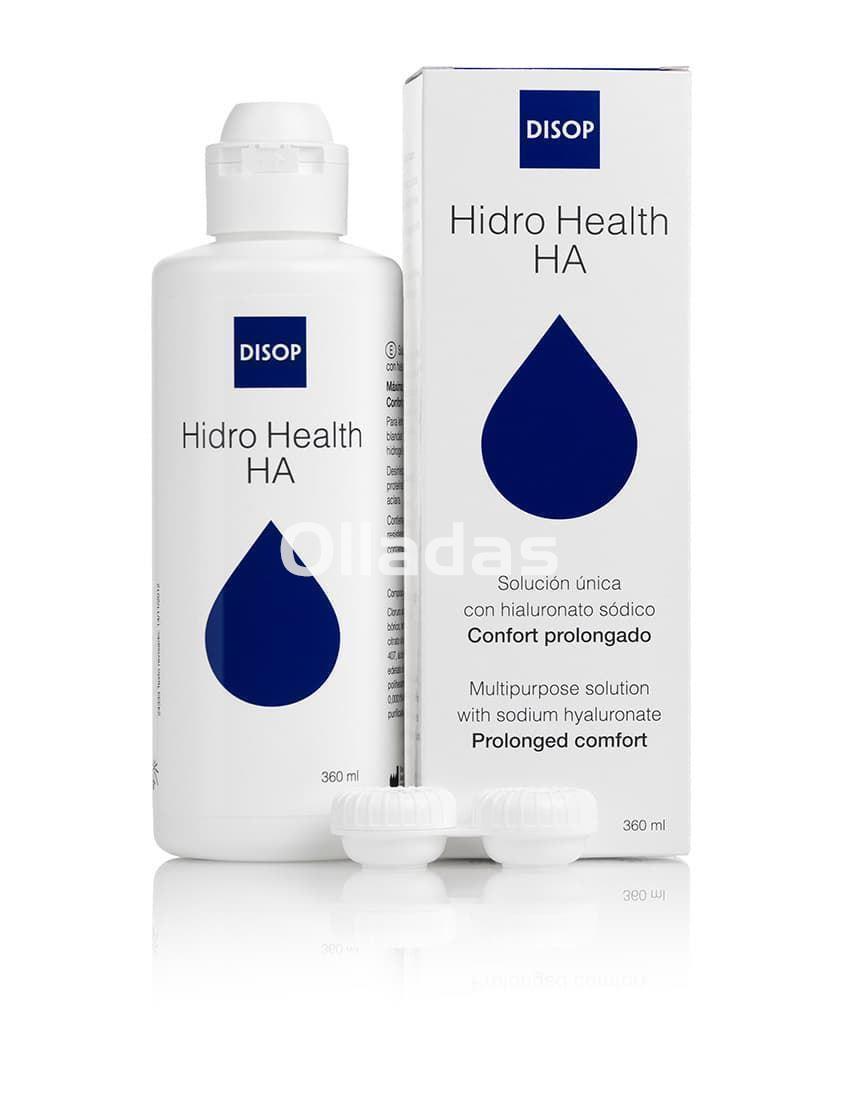 Solución Unica Hidro Healt HA. 360cc. Limpieza lentes de contacto. - Imagen 1