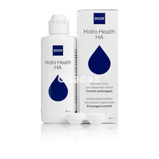 Solución Unica Hidro Healt HA. 360cc. Limpieza lentes de contacto. - Imagen 1
