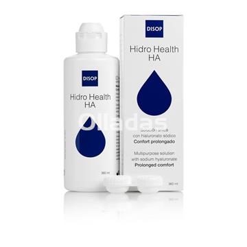 Solución Unica Hidro Healt HA. 360cc. Limpieza lentes de contacto. - Imagen 1